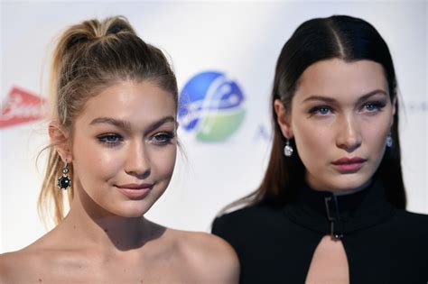 gigi hadid nude|Gigi and Bella Hadid Pose Naked Together for British Vogue